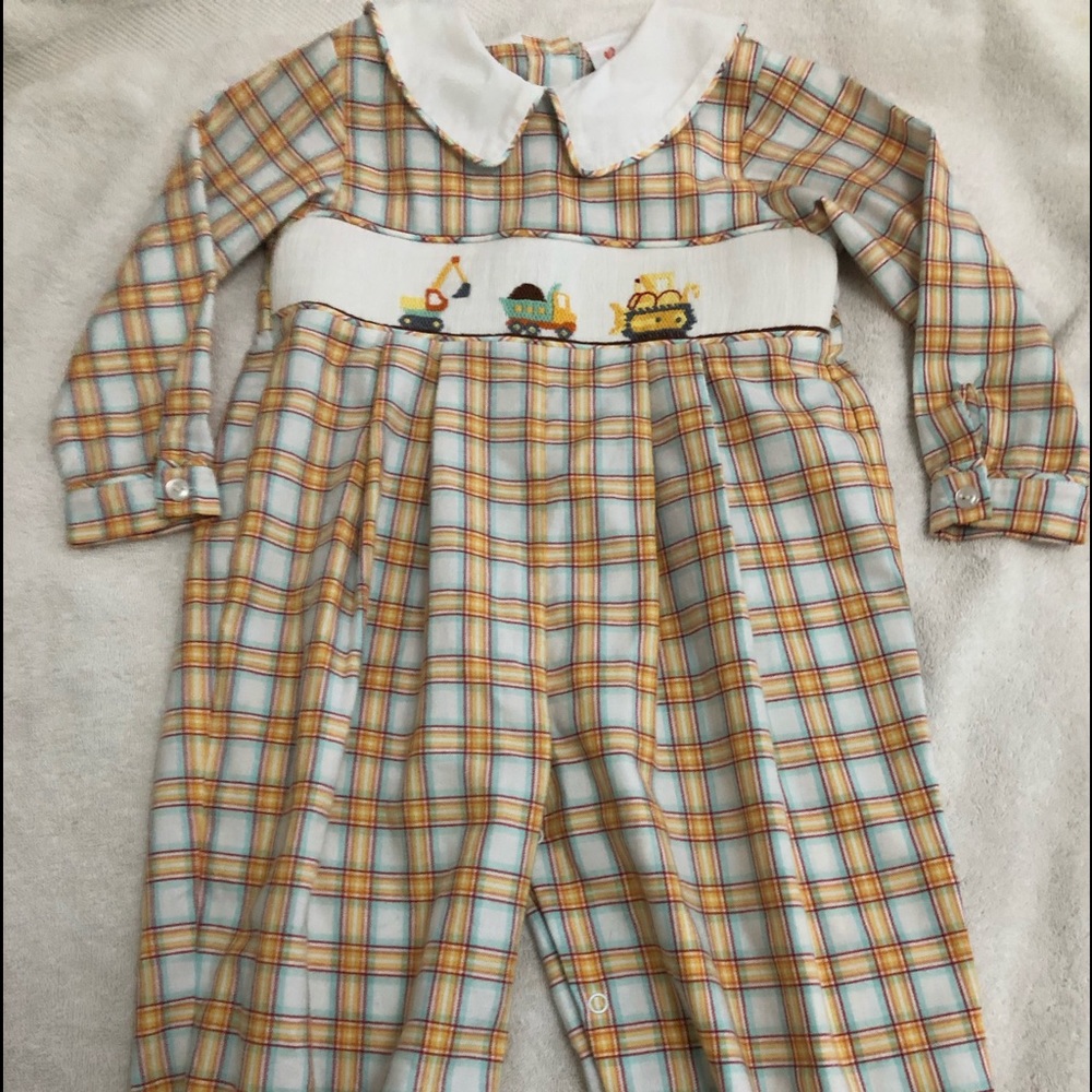 Adorable Shrimp & Grits Construction Outfit